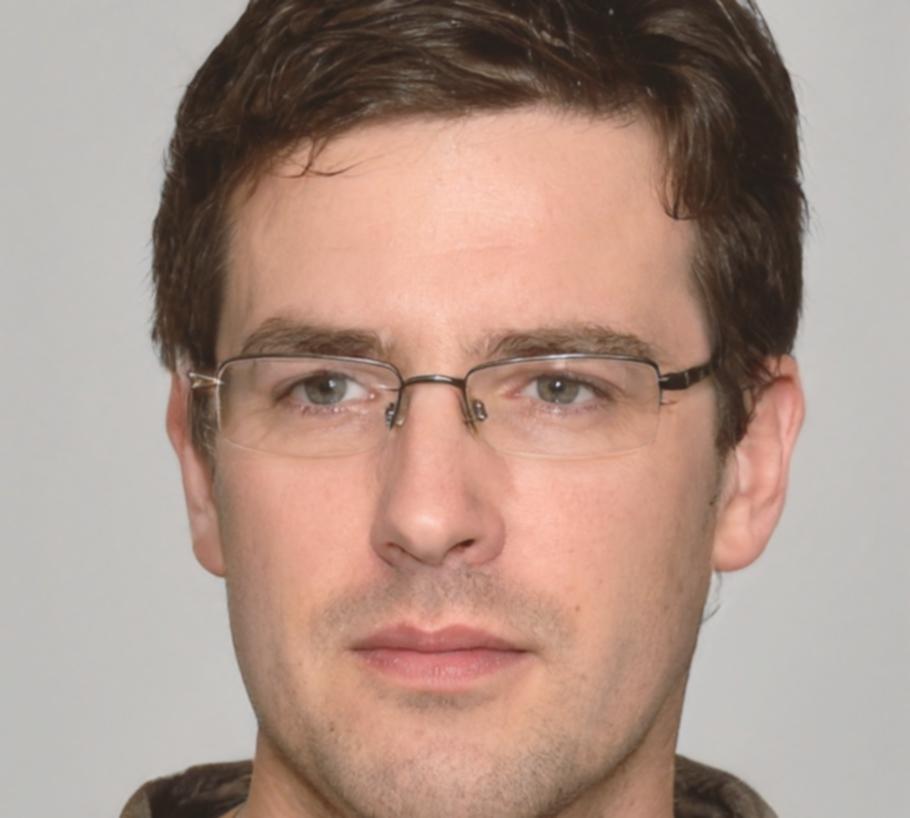 Porträt von Geschäftsmann mit professionellem Lächeln